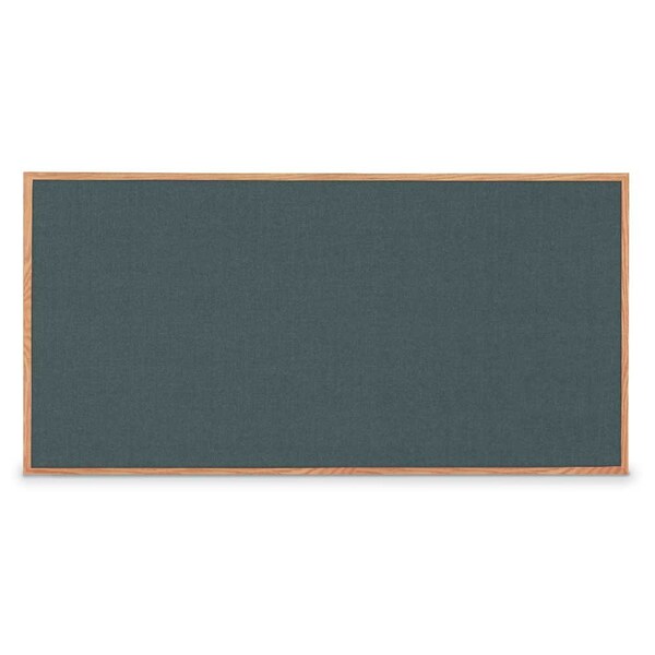 United Visual Products Combo Board, 72"x48", Satin Frame/White Porcelain & Rubber UVDECORK7248-WHTPORC-RUBBER - main